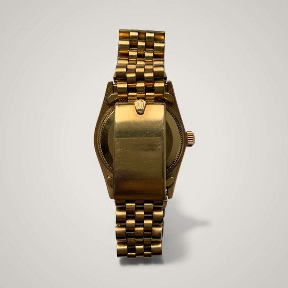 18k Yellow Gold OYSTER Perpetual Ladies ROLEX Watch - Picture 3 of 4